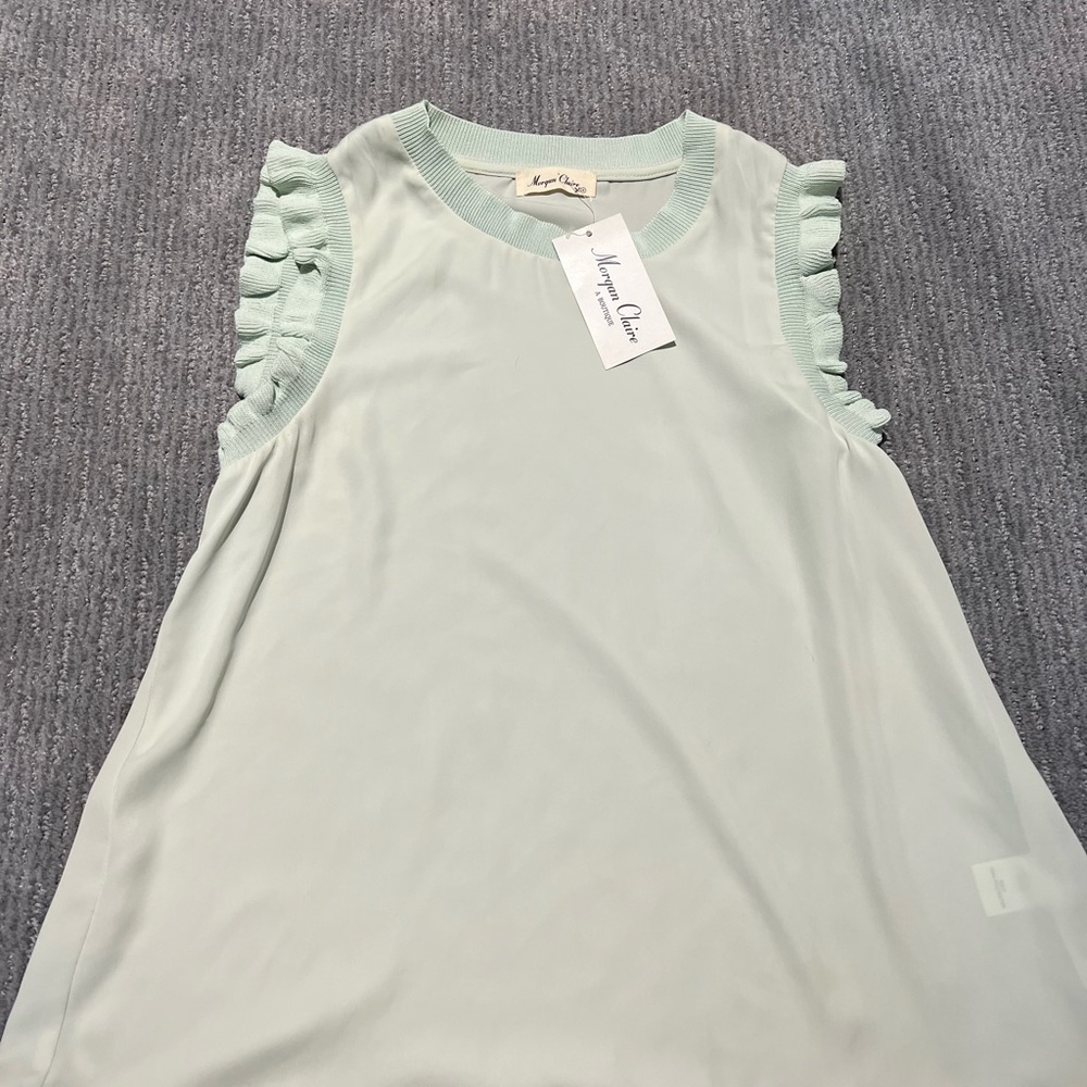 Light green top